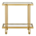thumbnail image 3 of Evelyn&Zoe,ez 24" Wide Rectangular Side Table, Brass, 3 of 8