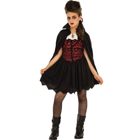 Miss Vampire Girls Gothic Victorian Dracula Halloween Costume