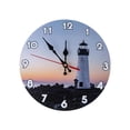 thumbnail image 1 of Britimes Reloj De Pared Redondo Elegante Reloj De Pared Redondo Vintage Reloj De Pared Vintage Sin Tictac Reloj De Pared Colgante Vintage Granja Reloj De Pared Decoración Del Hogar Para Sala De Estar Monstrate HA026951-05, 1 of 6