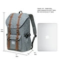 thumbnail image 2 of KAUKKO Laptop Outdoor Backpack, Traveling Rucksack Fits 15.6 Inch Laptop(5-12-Grey), 2 of 5