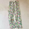 thumbnail image 2 of Fengactive Wide Leg Pajama Pants for Women Floral Print Soft Sleep Bottoms Loose Fit Comfy Elastic Waist Lounge Pants, 2 of 3