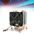 thumbnail image 1 of Enfriador De CPU, 4 Tubos De Cobre De Calor Disipador De Calor Para Computadora Área Grande Viento Fuerte Para 1150 Para 1366 Para LGA2011, 1 of 7