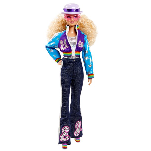 View Elton John Barbie Doll PNG