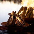 thumbnail image 5 of Fire Pit Art AS 36-Wood Burning 12 x 36 in. Asia Fire Pit, Iron Oxide Patina - Wood Burning, 5 of 6