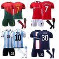 thumbnail image 4 of New Boys Kids Football Kit Short Shirt Sock Set Football liverpool 3rd kit #27, 4 of 5