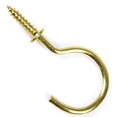 thumbnail image 1 of Clavo de ojo de oveja abierto, clavo de hierro cerrado plateado, accesorios para uñas en ángulo de oveja, gancho de tornillo de ojo de oveja para bricolaje, gancho de lámpara de 9 palabras,, 1 of 3