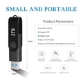 thumbnail image 2 of Large Capacity External Drive USB 3.0 Drive Storage Data for Computer/Laptop, 2 of 6