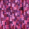 thumbnail image 1 of Ahgly Company Indoor Square Abstract Pink Contemporary Area Rugs, 3' Square, 1 of 4