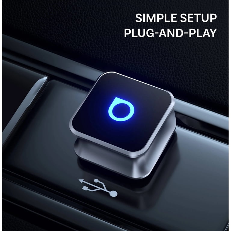 Ottocast Mini Cube 3.0 Wireless CarPlay Android Auto Adapter Plug