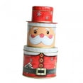 thumbnail image 2 of Xmas Candy Box Xmas Treat Boxes Holiday Gift Boxes Cute Chocolate Tinplate Boxes Santa Small, 2 of 9