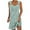 Green, variant on Summer Sundresses for Women 2024 Plus Size Comfort Printed Sleeveless V-Neck Dress