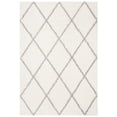 thumbnail image 2 of SAFAVIEH Parma Eglantine Geometric Shag Area Rug, Cream/Grey, 4' x 6', 2 of 9