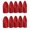 Red 10 pcs, variant on mdesiwst Digging Finger Claws Gardening Finger Covers Hand Protection Finger Digging Tools for Planting Weeding Transplanting