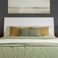 thumbnail image 2 of Portland King Sleigh Wood Headboard in White, 2 of 8