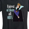 thumbnail image 3 of Disney Princess - Fairest of Them all Obvs - Women's Short Sleeve Graphic T-Shirt, 3 of 5
