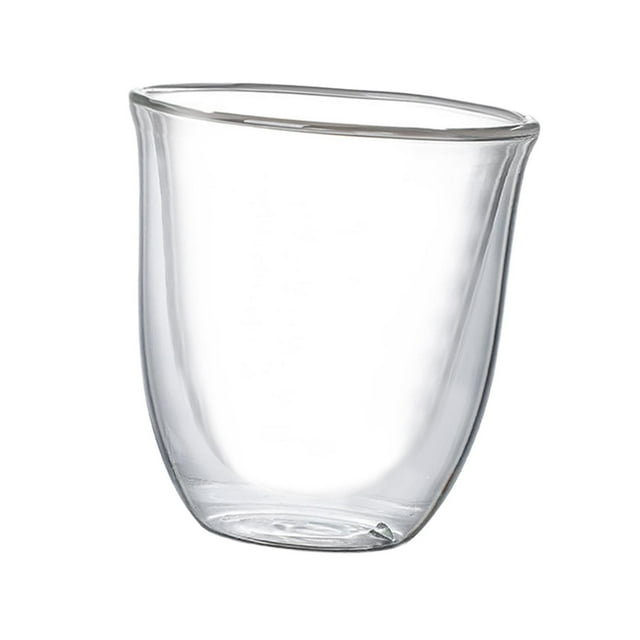 Tazas de doble pared, taza de vidrio de doble capa, vasos, taza de té, resistente al calor, para espresso 240ml