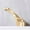 Brushed Gold A, variant on Bathroom Deck-Mounted Basin Faucet, Snake Shape Creative Sink Mixer Taps, Cold and Hot Water Mix Tap
