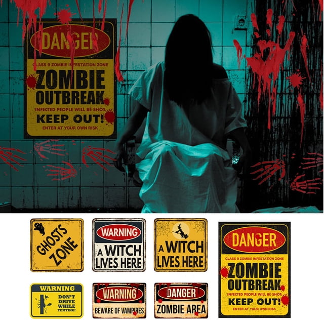 Xihbxyly Adhesivo de Pared de Halloween, Adhesivos Diy para Decoración Del Hogar, Material de Pvc Autoadhesivo, Fácil de Aplicar, Diseño Extraíble, Decoración Festiva para Ventanas, Tamaño 30 X 30 Cm
