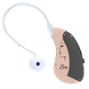 Eva™ by iHEAR®, Small, Low Profile Digital Hearing Aid, Designed for Women (Standard Clear Wire, Natural, Right Ear)