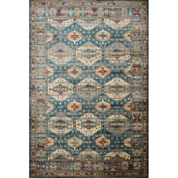 Loloi II Isadora Oriental Lagoon / Multi Area Rug