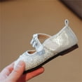 thumbnail image 5 of NOKIO Children'S Mary Jane Flats Girls' Sequin Mary Janes Little Girl's Adorable Princess Party Girls Dress ShoesPrincess Flower Wedding Party Dress Shoes For Kids Toddler, 5 of 9