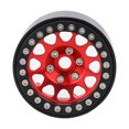 thumbnail image 2 of 4 Pcs Pneu de Voiture RC Moyeu de Voiture RC, Jante de Piste RC, Moyeu de Roue Véhicules RC Crawler pour Modèle de Voiture RC 1:10 Voiture RC Noir et Rouge, 2 of 8