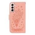 thumbnail image 5 of Nalacover For Samsung Galaxy S22 Plus Wallet Case,Embossed Sun Flower Pattern PU Leather Magnetic Flip Folio Book Credit Card Holder Shockproof for Women Men Phone Cover+Strap.Pink, 5 of 10