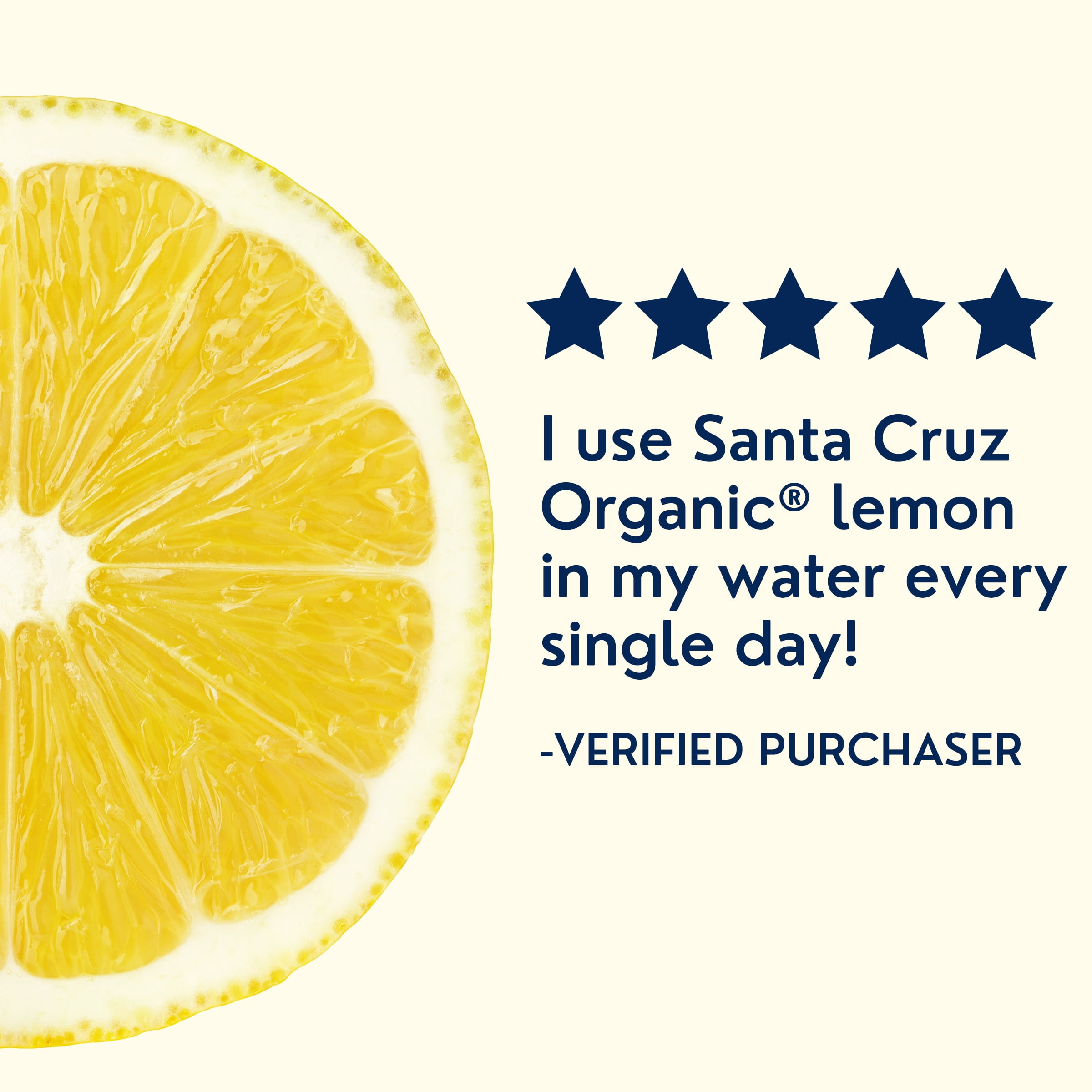 Santa Cruz Organic Pure Lemon Juice, 100% Juice, 16 oz, Glass Bottle 