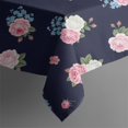thumbnail image 5 of Pioneer Flower Floral Print Pattern Square Tablecloth, Waterproof Wipeable Spillproof Washable Table Cover for Home Kitchen Party Decor, 42"x42", 5 of 6