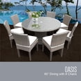 thumbnail image 1 of Monterey 60 Pouces Table à Manger Patio Extérieur avec 8 Chaises Sans Bras, 1 of 2