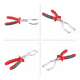 thumbnail image 4 of Pinzas Desconexión Filtro Mangueras Combustible Gasolina Rojo/Gris, 4 of 4