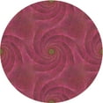 thumbnail image 1 of Ahgly Company Indoor Round Patterned Crimson Red Area Rugs, 5' Round, 1 of 6