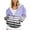 Purple, variant on Winter Coats for Women Fall Outfits for Women 2025 Casual Printed Zippered Long Sleeved Hooded Sweater Jacket Top