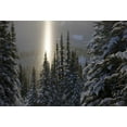thumbnail image 2 of Young, Bill 14x11 White Modern Wood Framed Museum Art Print Titled - Canada, BC, Smithers Winter snow landscape, 2 of 4