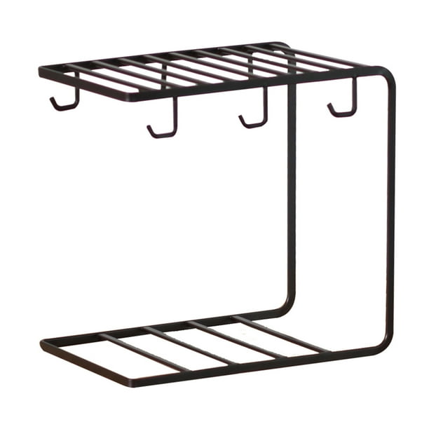 Mug Holder Stand for Mug 6 Hooks Coffee Mug Rack Cup Display Hanger Rack Home Storage Mug Hooks