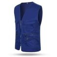 thumbnail image 2 of Gilet Utilitaire Multi-Poches Cargo pour Hommes Camping Pêche Randonnée Gilet Gilet Haut, 2 of 3