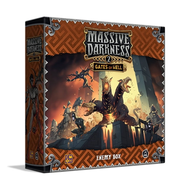 Juego de mesa de expansión Massive Darkness 2 Gates of Hell CMON