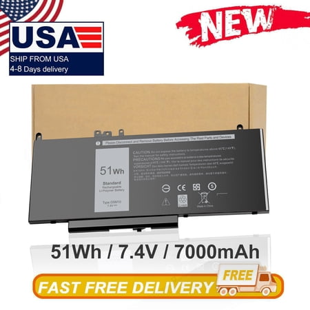 51Wh G5M10 Battery for Dell Latitude E5450 Series Notebook 15.6 inch