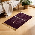 thumbnail image 4 of Prayer Mat, Multi-Functional Floor Mat with English Reading Arabic Recitation Guidance Rug for Daily Home Travel Use, 47x32in, 4 of 6