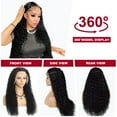 thumbnail image 2 of DOPI Deep Wave Lace Front Wigs Human Hair 13x4 HD Lace Frontal Wigs 180% Density Glueless Pre Plucked with Baby Hair Deep Wave Wig for Women Brazilian Human Hair Natural Color 18 inch, 2 of 6