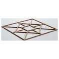 thumbnail image 4 of Ekena Millwork 11 3/8"W x 11 3/8"H x 1/4"T Small Jamestown Decorative Fretwork Wood Wall Panels, Red Oak, 4 of 18