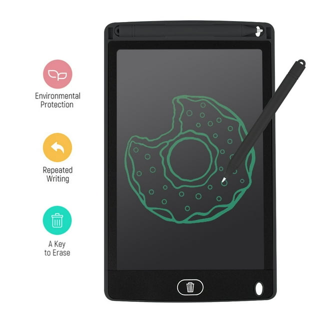 Tablette d'Écriture Portable 8 Pouces LCD, Tableau de Dessin Électronique Ultra Mince, Bloc-Notes Réutilisable avec Stylet, Bouton Effaçable, Cadeau pour Enfants, Étudiants, Adultes à la Maison, au Bureau, à l'École, en Voyage