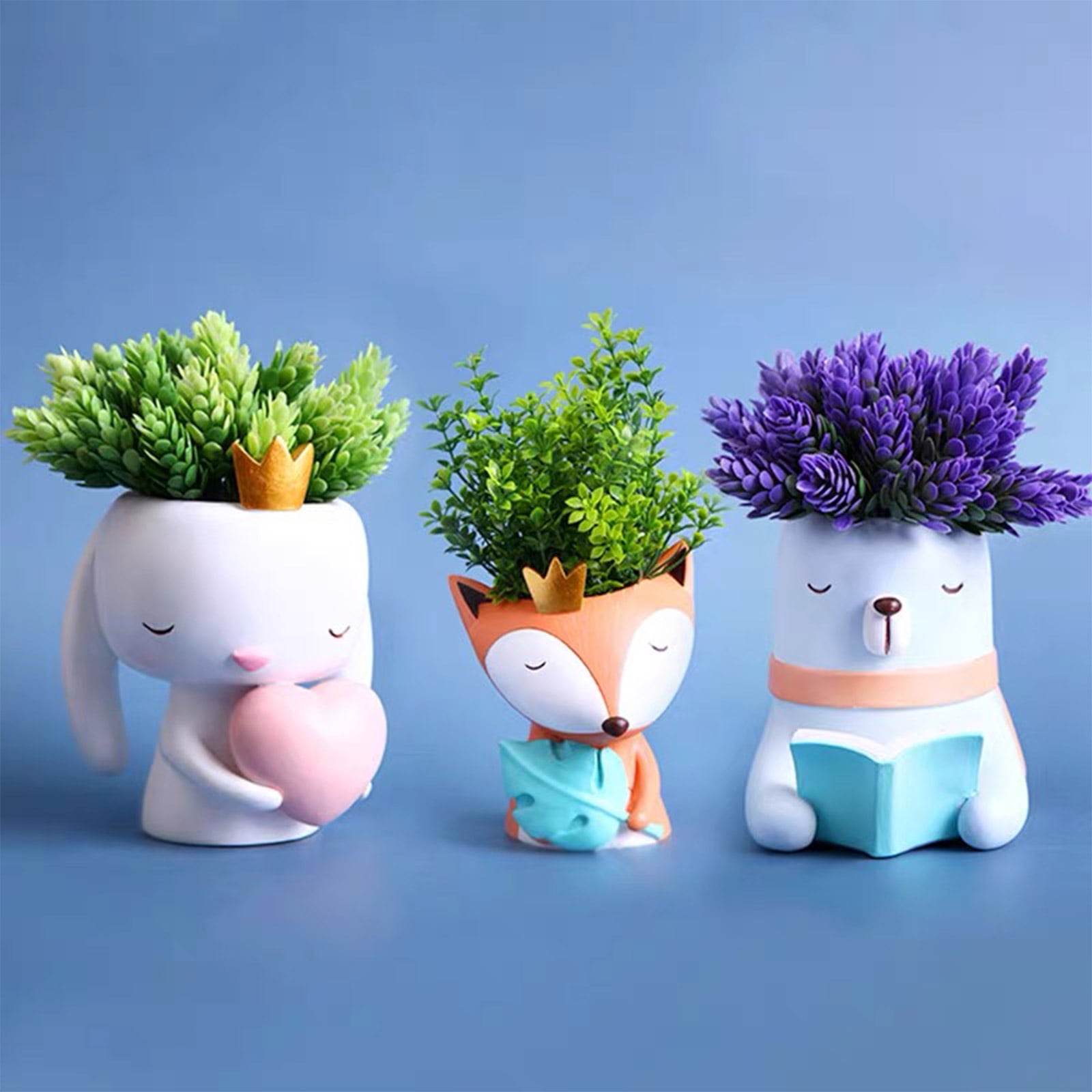 Succulents Flower Pot Resin Silicone Mold Suitable for Garden Concrete Pen Holder Holder Crafts Home Decor
