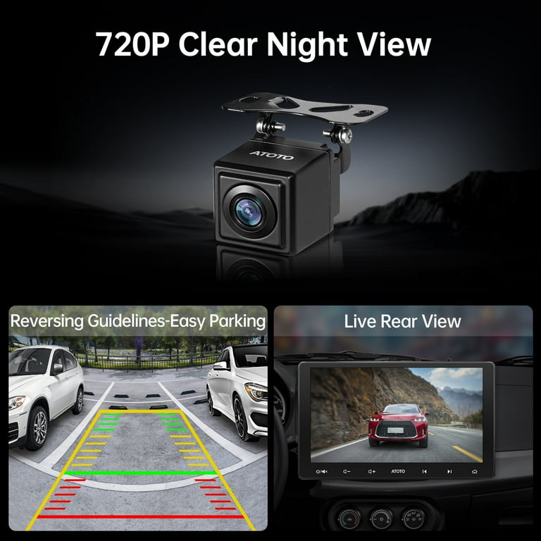 Amazon.co.jp: ATOTO AC-HD02LR 720Pリアビューカメラ、ライブ