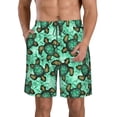 thumbnail image 1 of Balery Sea Turtle Traje de Baño Estilo Hawaiano para Hombre, Shorts de Secado Rápido con Bolsillos-Large, 1 of 6
