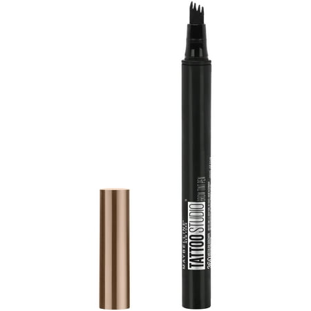 Maybelline TattooStudio Brow Tint Pen, Soft Brown (Best Eyebrow Tint For Blondes)