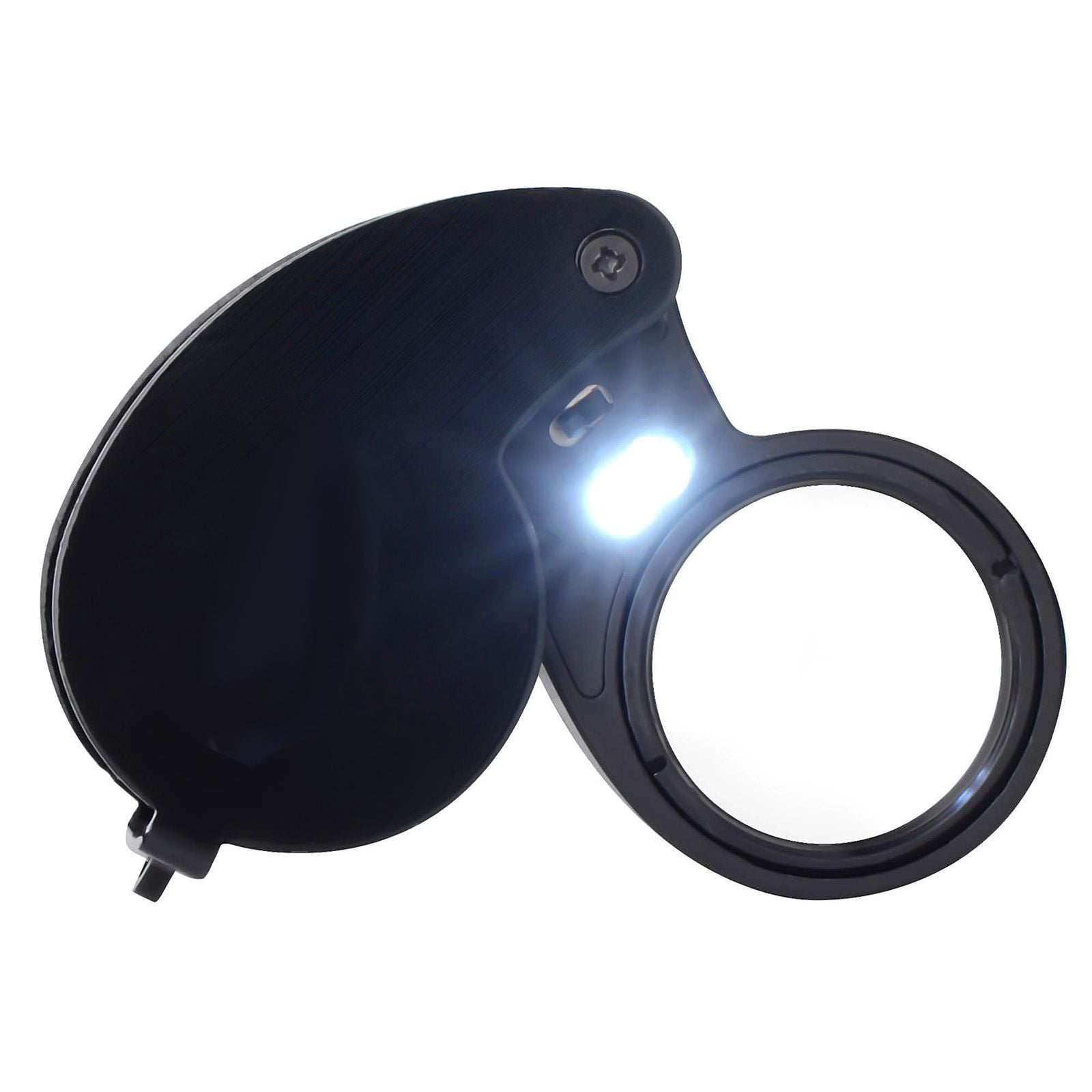 40x 25mm Glass LED Light Magnifying Magnifier Jeweler Eye Jewelry Loupe Loop Hot