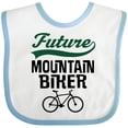 thumbnail image 3 of Inktastic Biking Future Mountain Biker Boys or Girls Baby Bib, 3 of 4