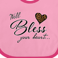 thumbnail image 4 of Inktastic Well Bless Your Heart with Leopard Print Boys or Girls Baby Bib, 4 of 4