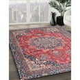 thumbnail image 3 of Ahgly Company Machine Washable Indoor Rectangle Traditional Brown Red Area Rugs, 2' x 4', 3 of 7